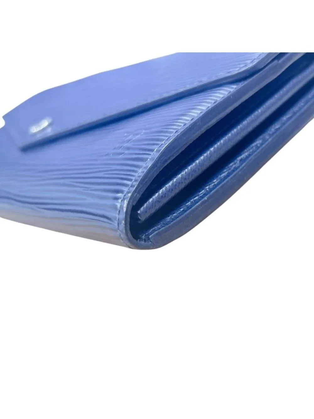 Louis Vuitton Epi Wallet Portefeuille Sarah Indigo Blue